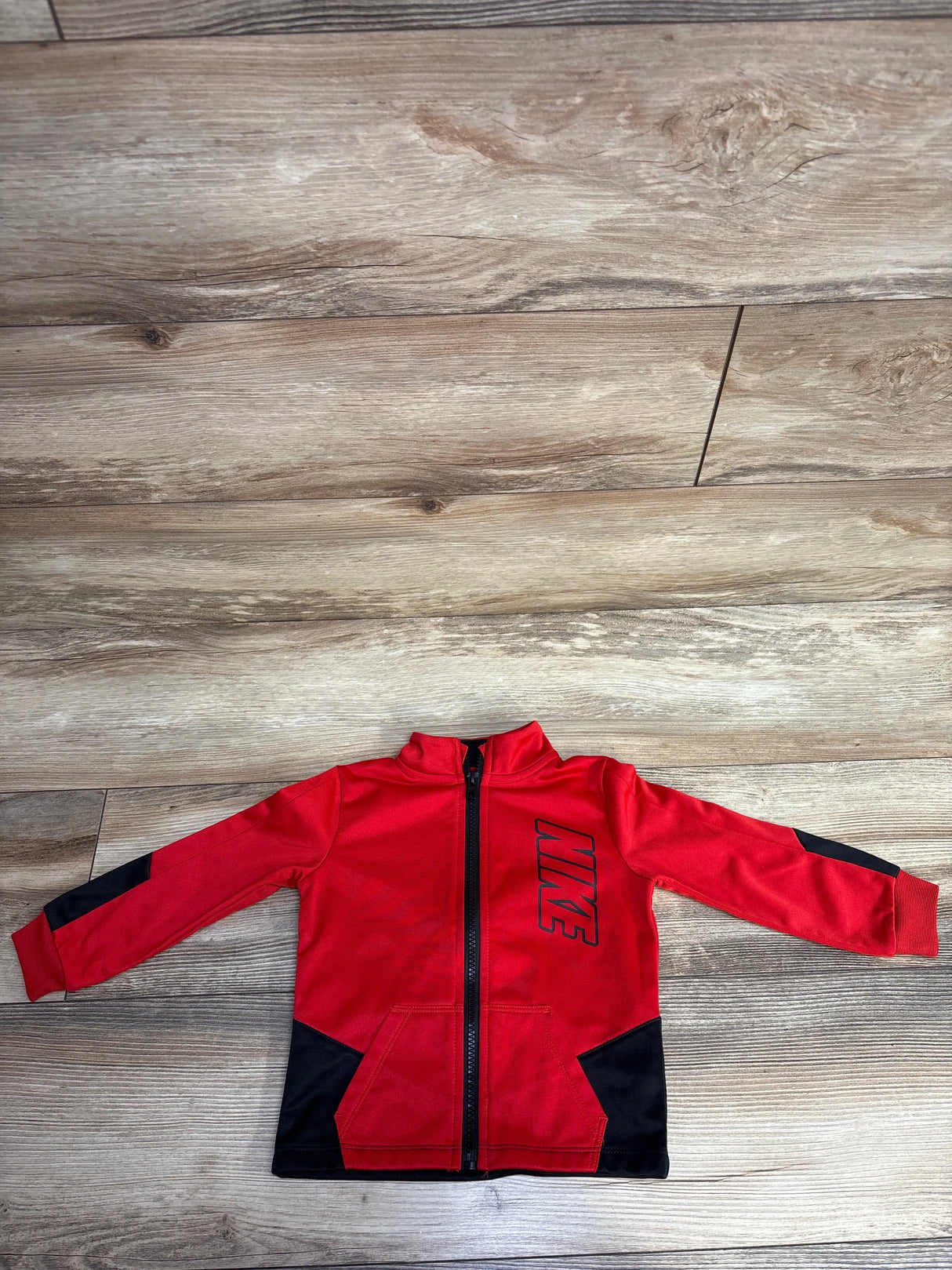 Nike Polyester Full Zip Jacket Red sz 24m