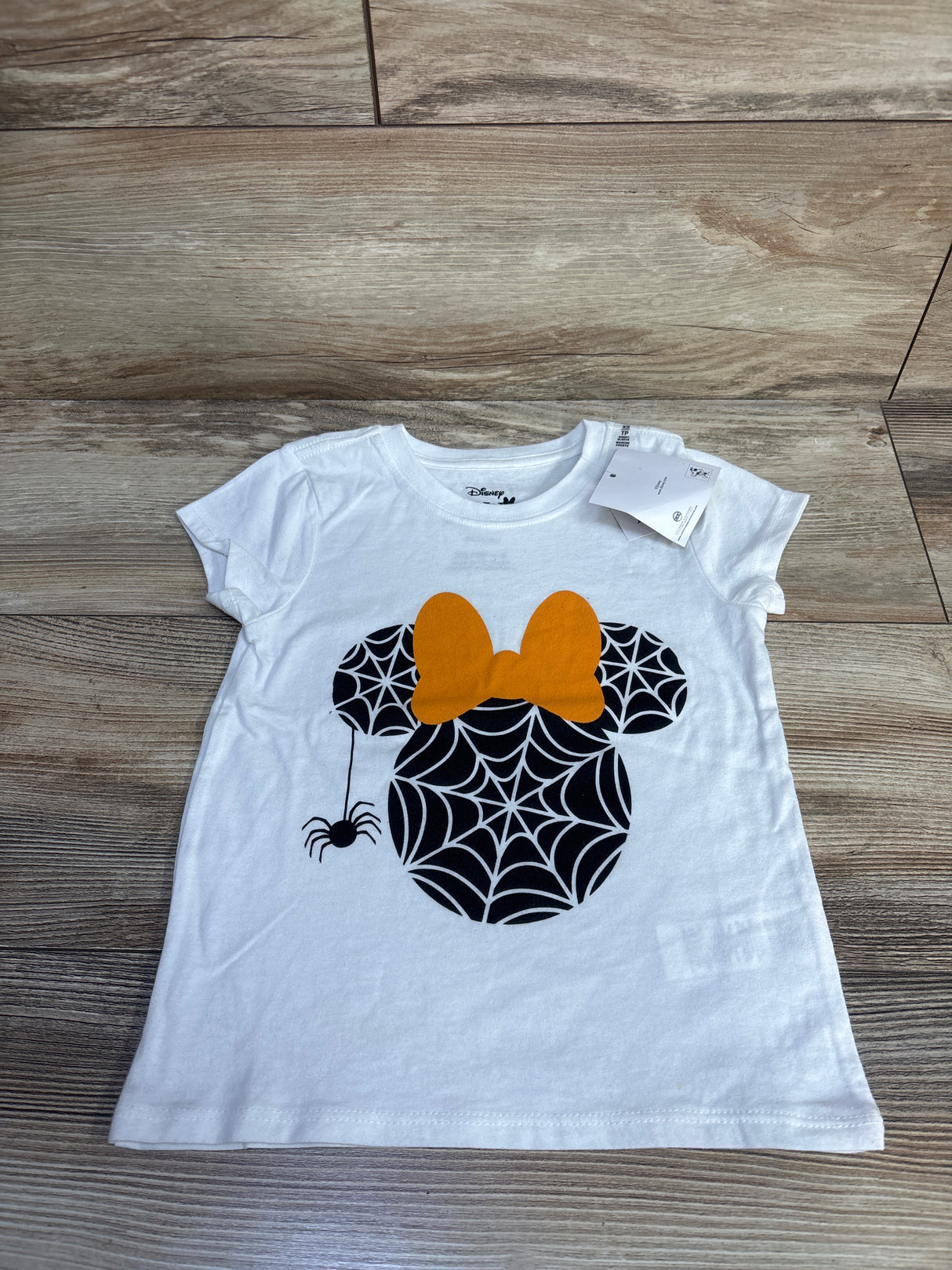 NEW Children's Place x Disney Minnie Mouse Halloween Shirt White sz 4T