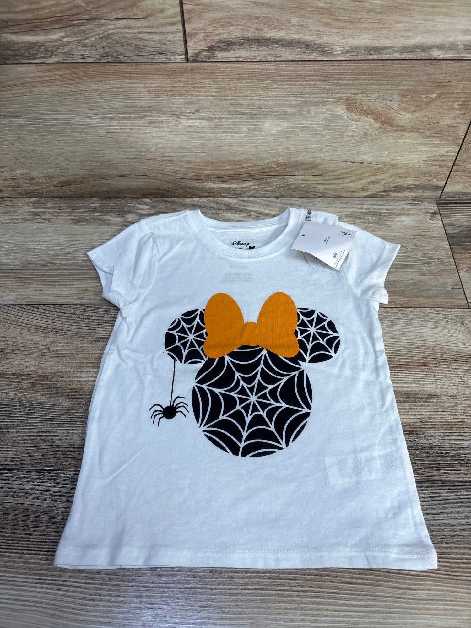 NEW Children's Place x Disney Minnie Mouse Halloween Shirt White sz 4T