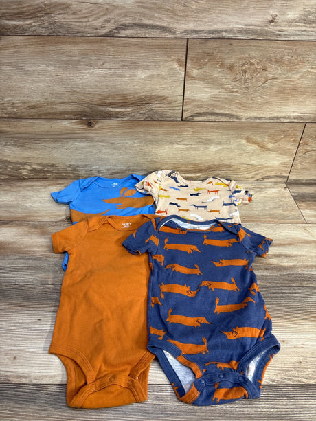 Carter's 4pk Dog Print Bodysuits sz 18m - Me n Mommy To Be