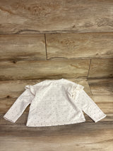 Carter's Polka Dot Bow Sweatshirt White sz 3T