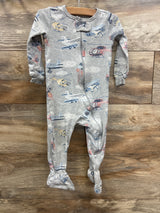 Member's Mark Airplane & Helicopter Sleeper Grey sz 12m