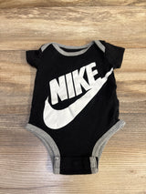 Nike Logo Bodysuit Black sz 0-6m