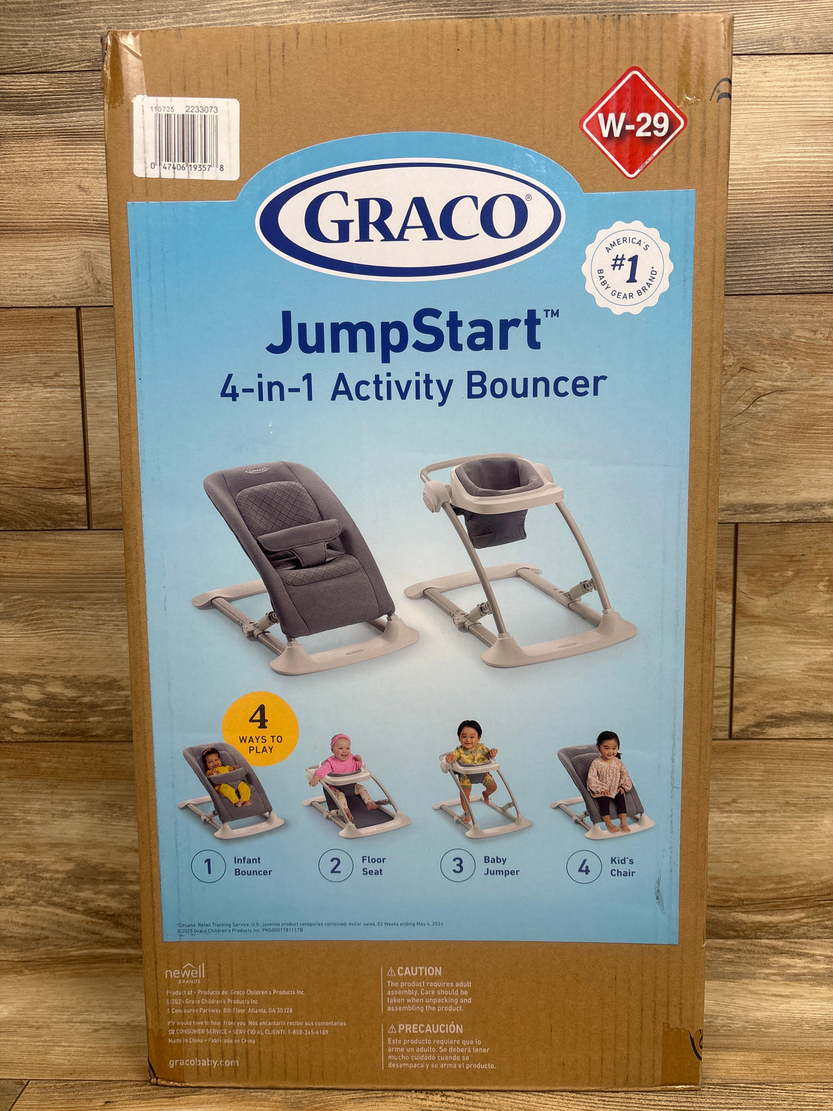 NEW Graco JumpStart Activity Baby Bouncer and Rocker in Pristine Fashion