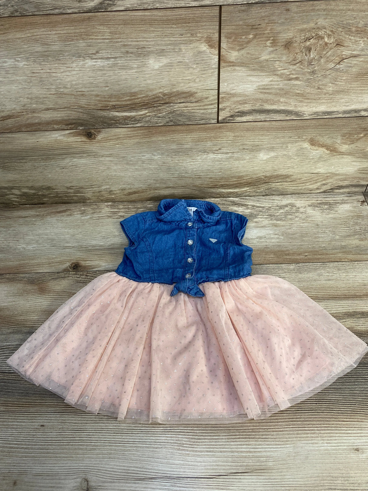 Baby Guess Tulle Dress Blue sz 18m