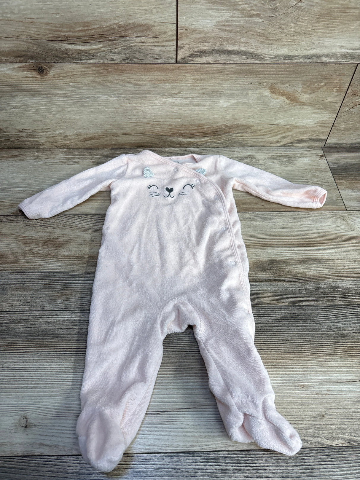 Carter's Terry Cloth Coverall Pink sz 6m