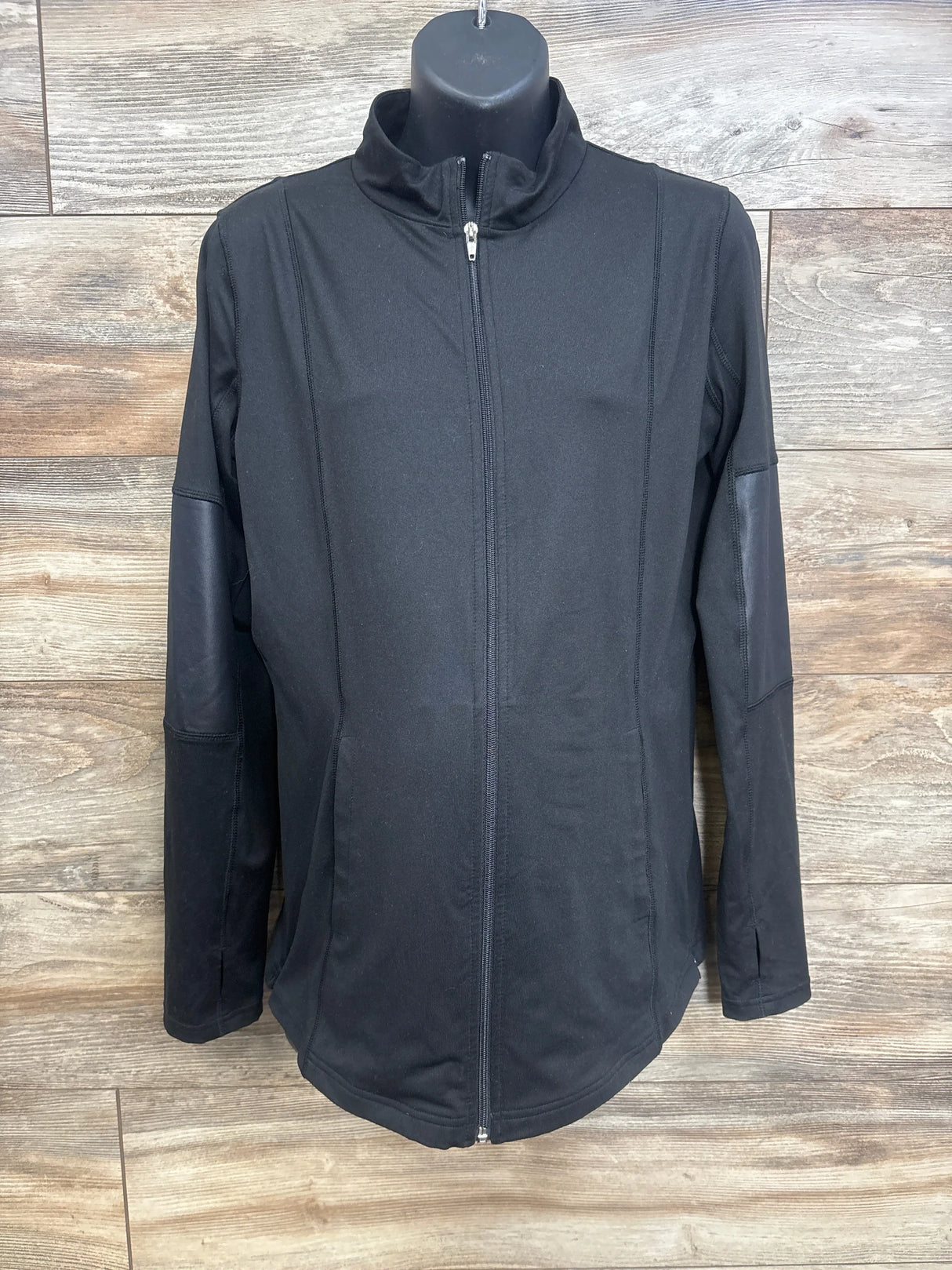 Isabel Maternity Active Side Zip Jacket Black sz XL