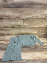 Carter's 2pc Ribbed Long Sleeve Shirt & Pants Set Green sz 3T