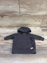 Carter's Quilted Hooded Pullover Sweatshirt Grey sz 3m