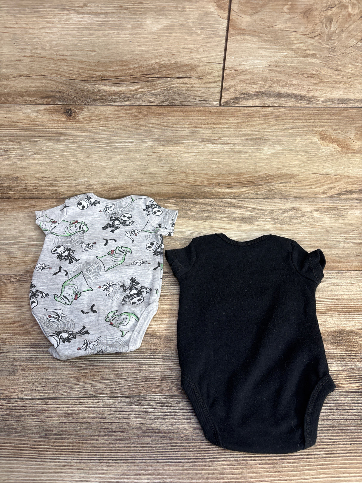 Disney Baby 2pk Night Before Christmas Bodysuit Set Grey sz Newborn