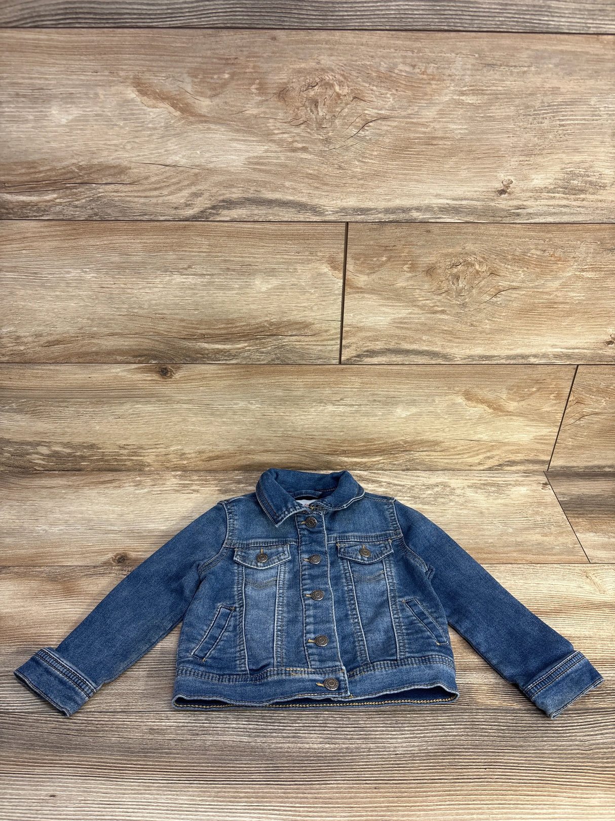 Cat & Jack Vintage Denim Jacket Blue Medium Wash sz 2T