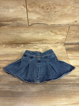 Gb Girls Pleated Denim Skirt Blue sz 2T