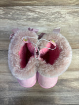 NEW First Steps by Stepping Stone Faux Fur Boots, Pink sz 3c