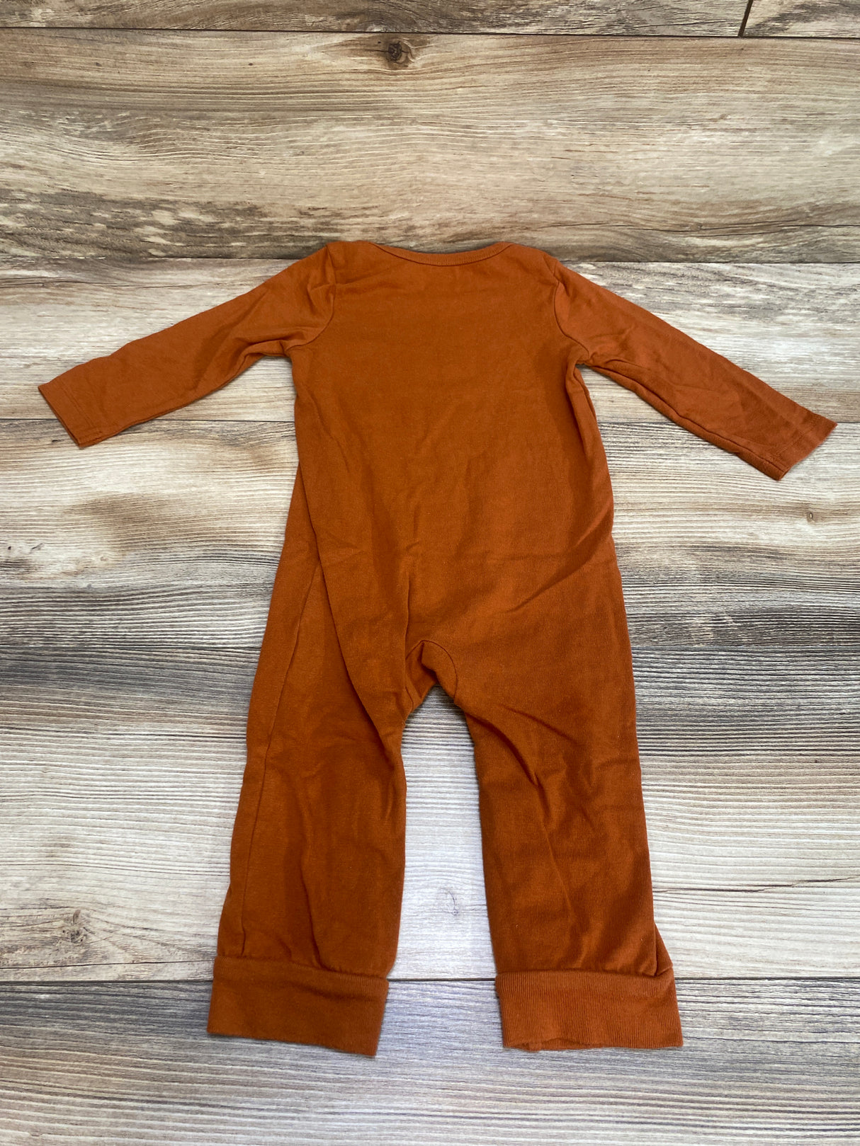 Cat & Jack Thankful To Be Together Coverall Brown sz 12m