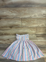 B by Bonnie Jean Striped Seersucker Dress White sz 4T