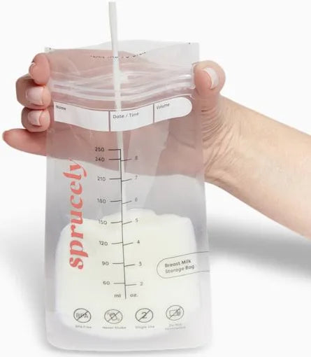 NEW Sprucely 300ct Breastmilk Storage Bags 8oz