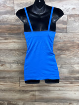Nursing Tank Top w/ Built in Bra Bright Blue sz Large