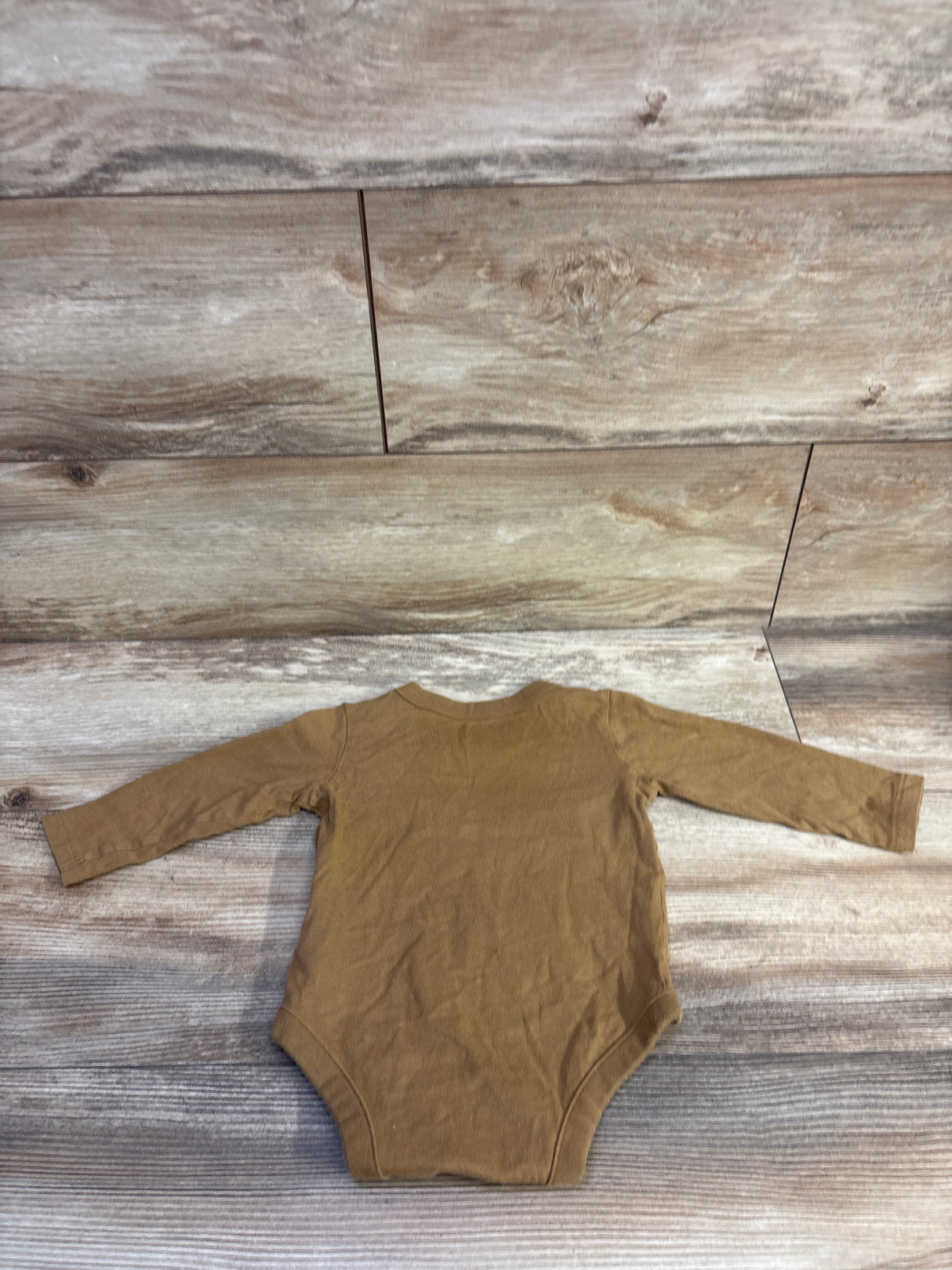Baby Gap Long S;eeve Bodysuit Brown sz 6-12m