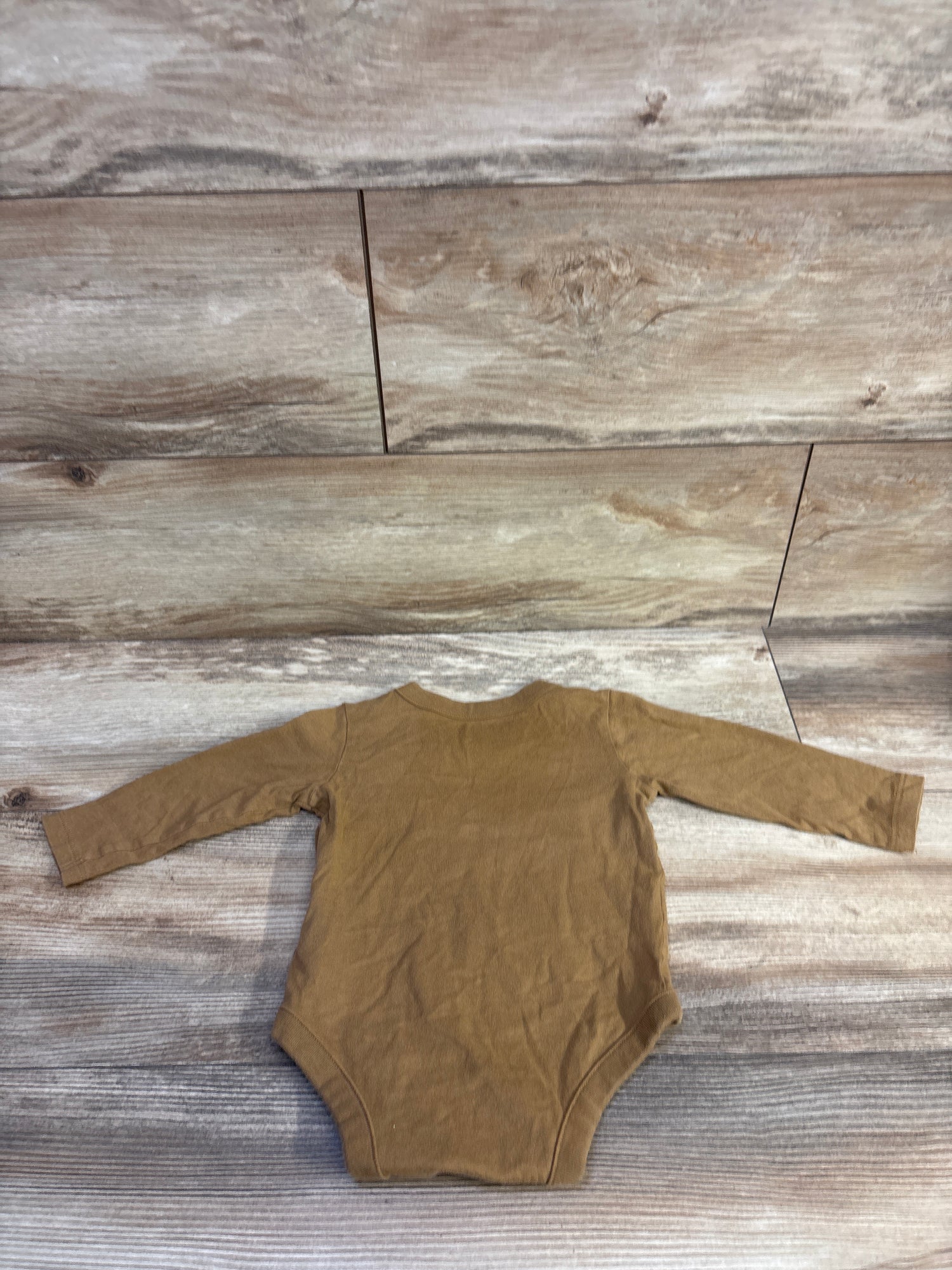 Baby Gap Long S;eeve Bodysuit Brown sz 6-12m