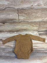 Baby Gap Long S;eeve Bodysuit Brown sz 6-12m