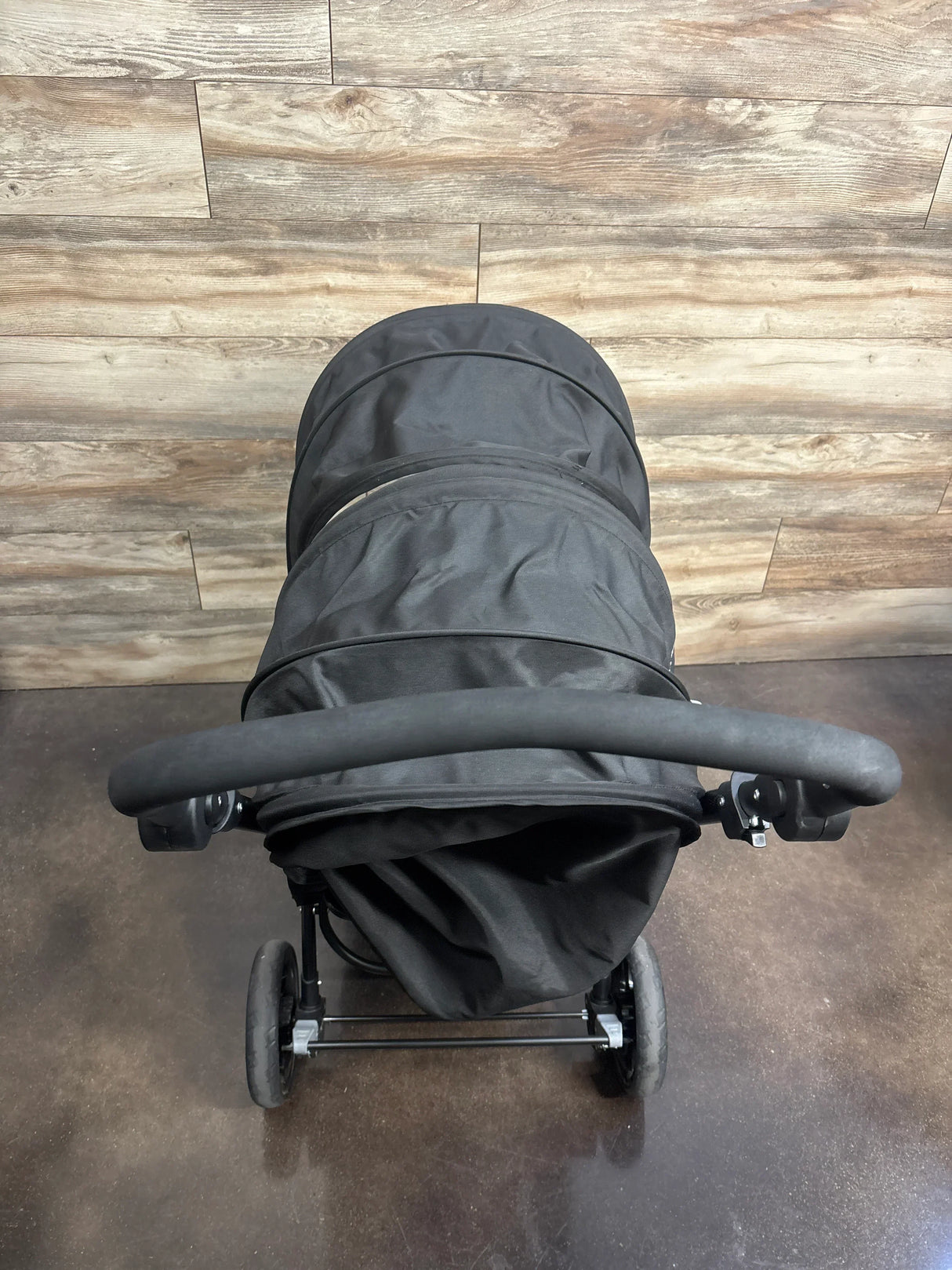 Baby Joy Double Tandem Stroller in Black