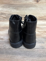 Old Navy Faux-Leather Combat Boots Black sz 10c