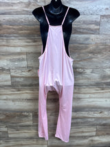 Sleeveless Maternity Jumpsuit Pink sz XL