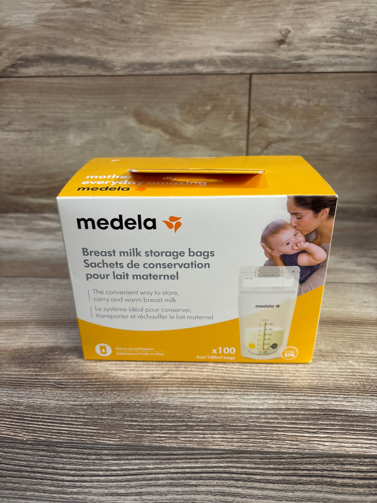 NEW Medela Breast Milk Storage Bags 100ct. 6oz