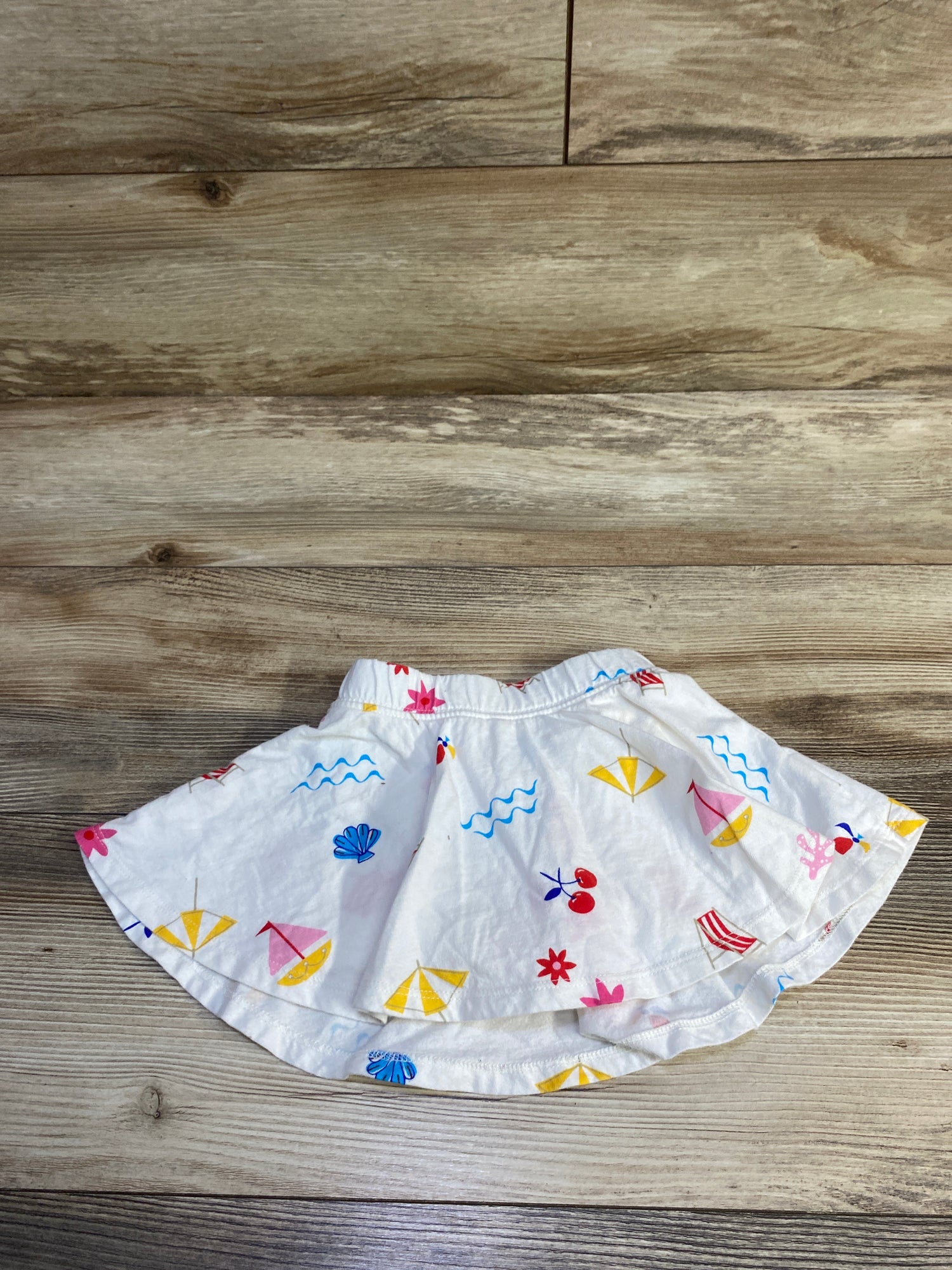 Baby Gap Pull-On Skort White sz 12-18m