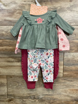 NEW Just Lizzy 4pc Fashion Set Pink sz 0-3m
