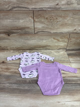 Hello Kitty 2pk Bodysuits Purple sz Newborn