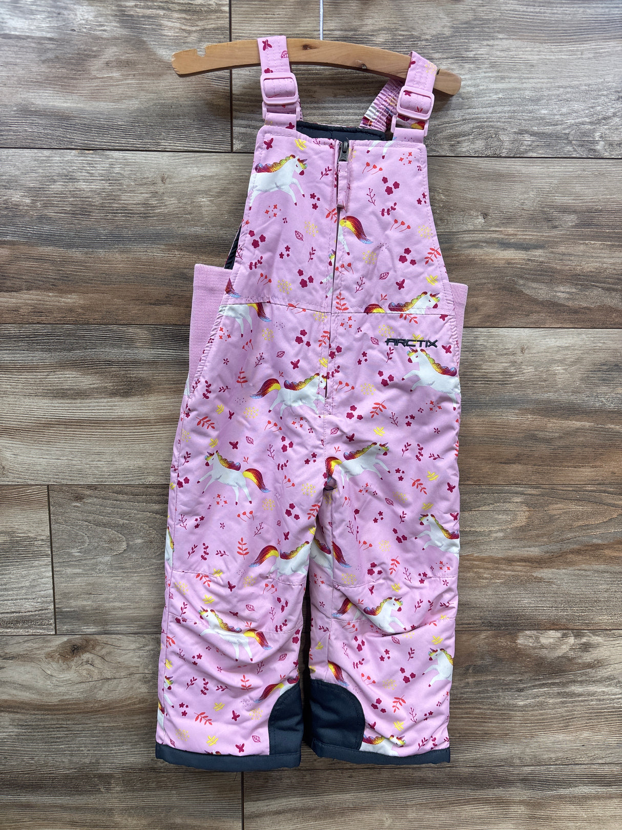 Arctix Unicorn Show Bib Pink sz 3T