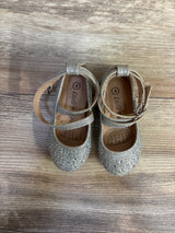 Little Angel Bedazzled Flats Silver sz 4c