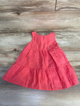 Cat & Jack Eyelet Dress Pink sz 18m