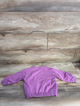 Floral Pullover Sweater Purple sz 2T