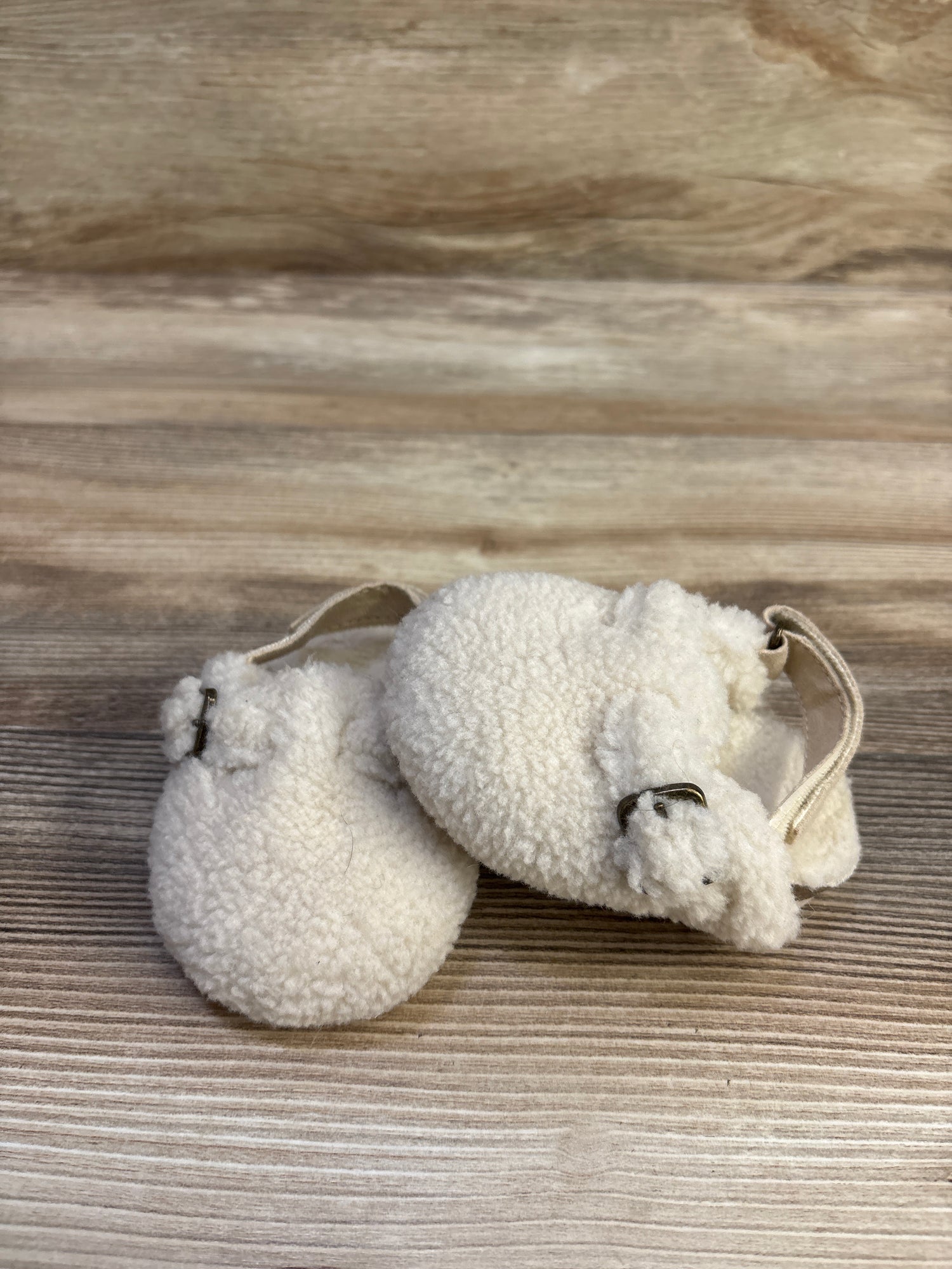 Baby Gap Sherpa Clogs Cream sz 6-12m/3c