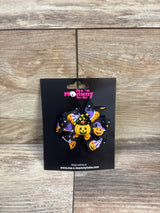 NEW Pumpkin Applique Hair Bow Black