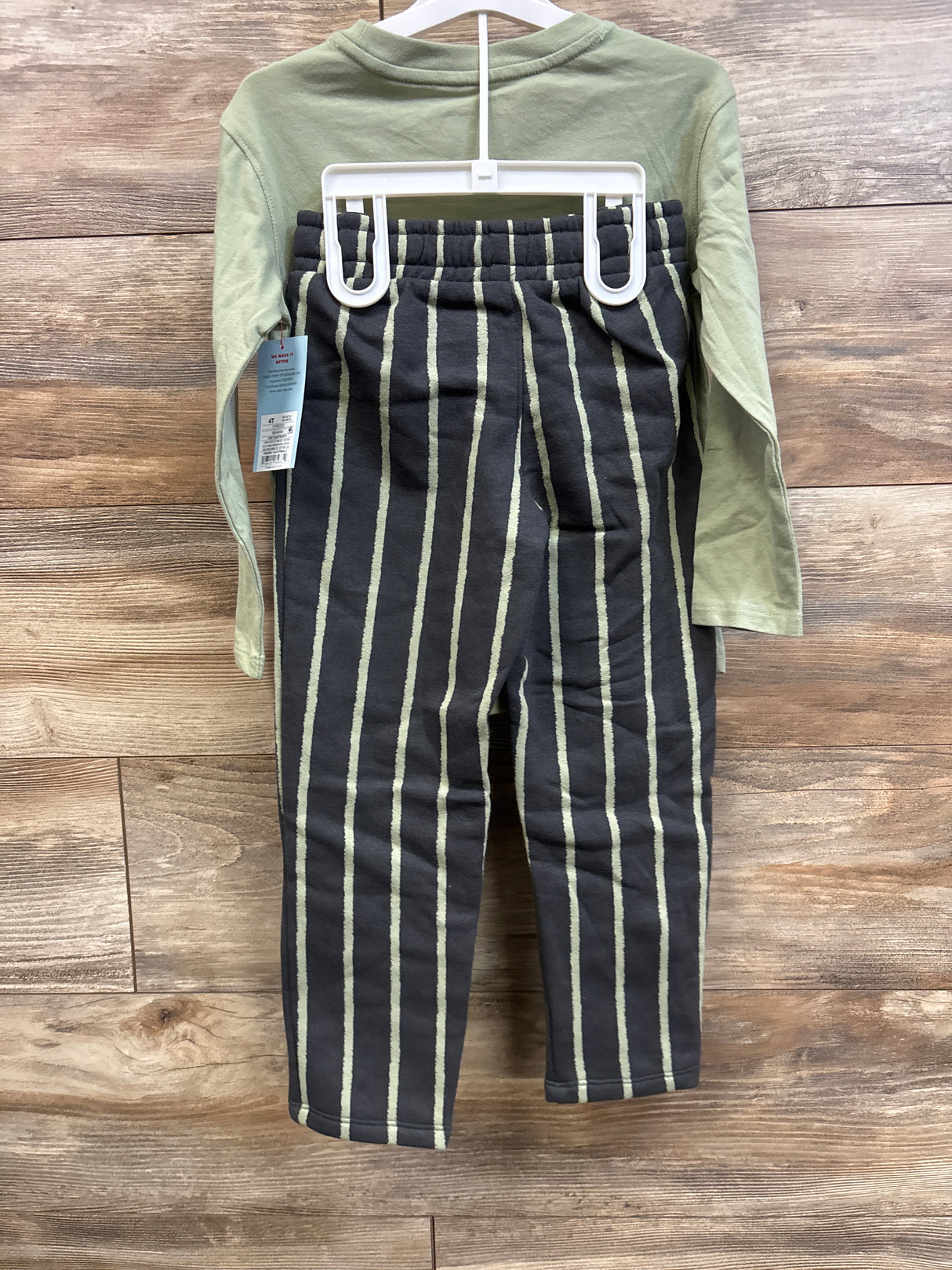 NEW Cat & Jack So Franken Cool 2Pc Set Green sz 4T