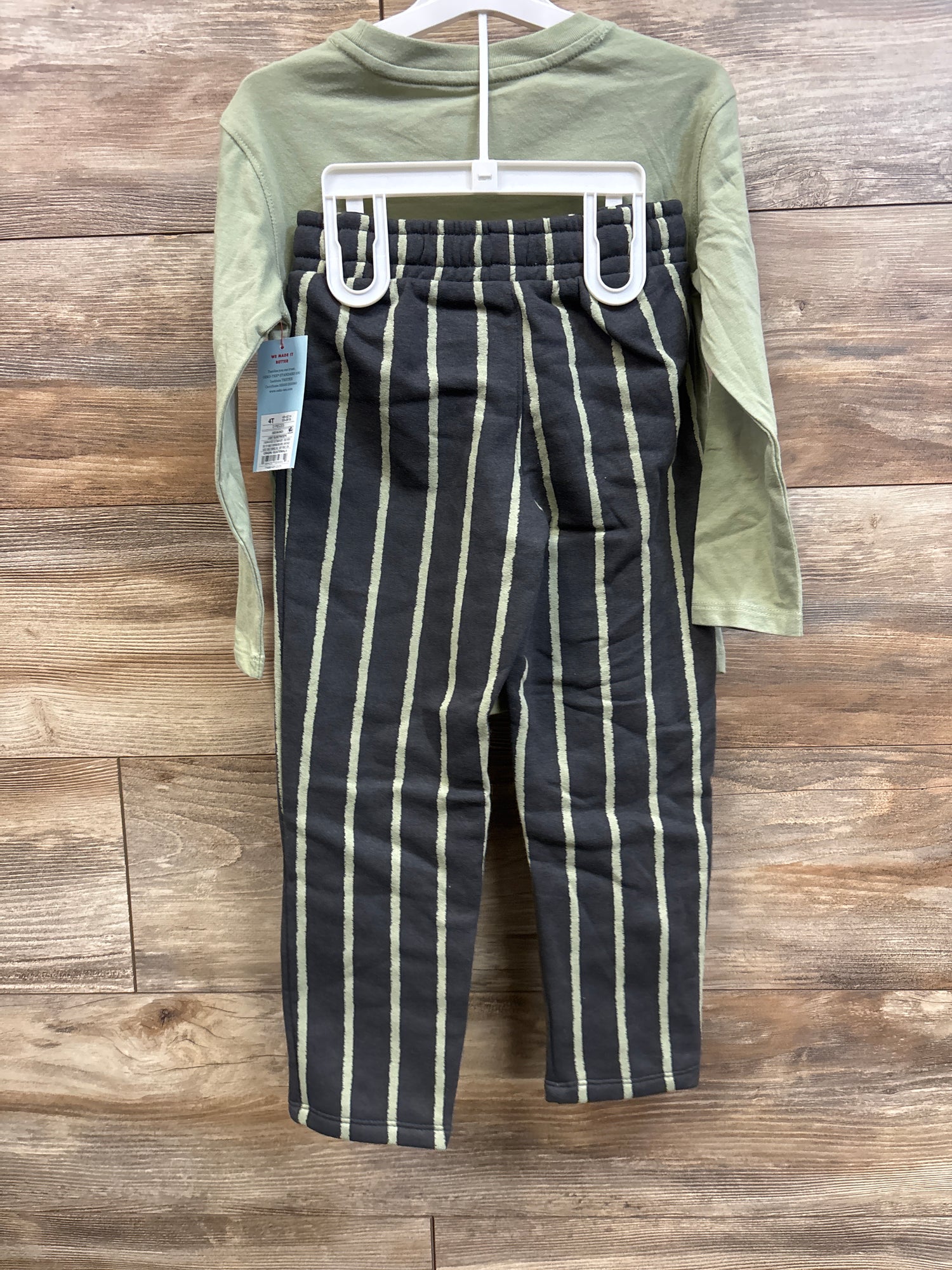 NEW Cat & Jack So Franken Cool 2Pc Set Green sz 4T