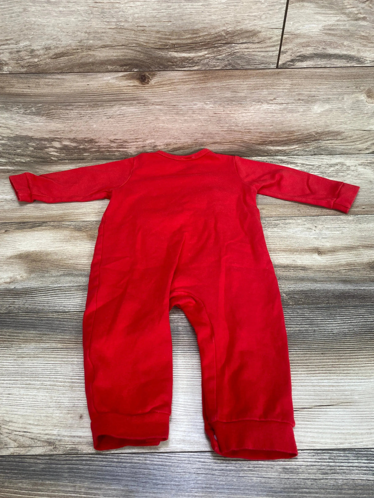 Side Snap Coverall Red sz 12-18m