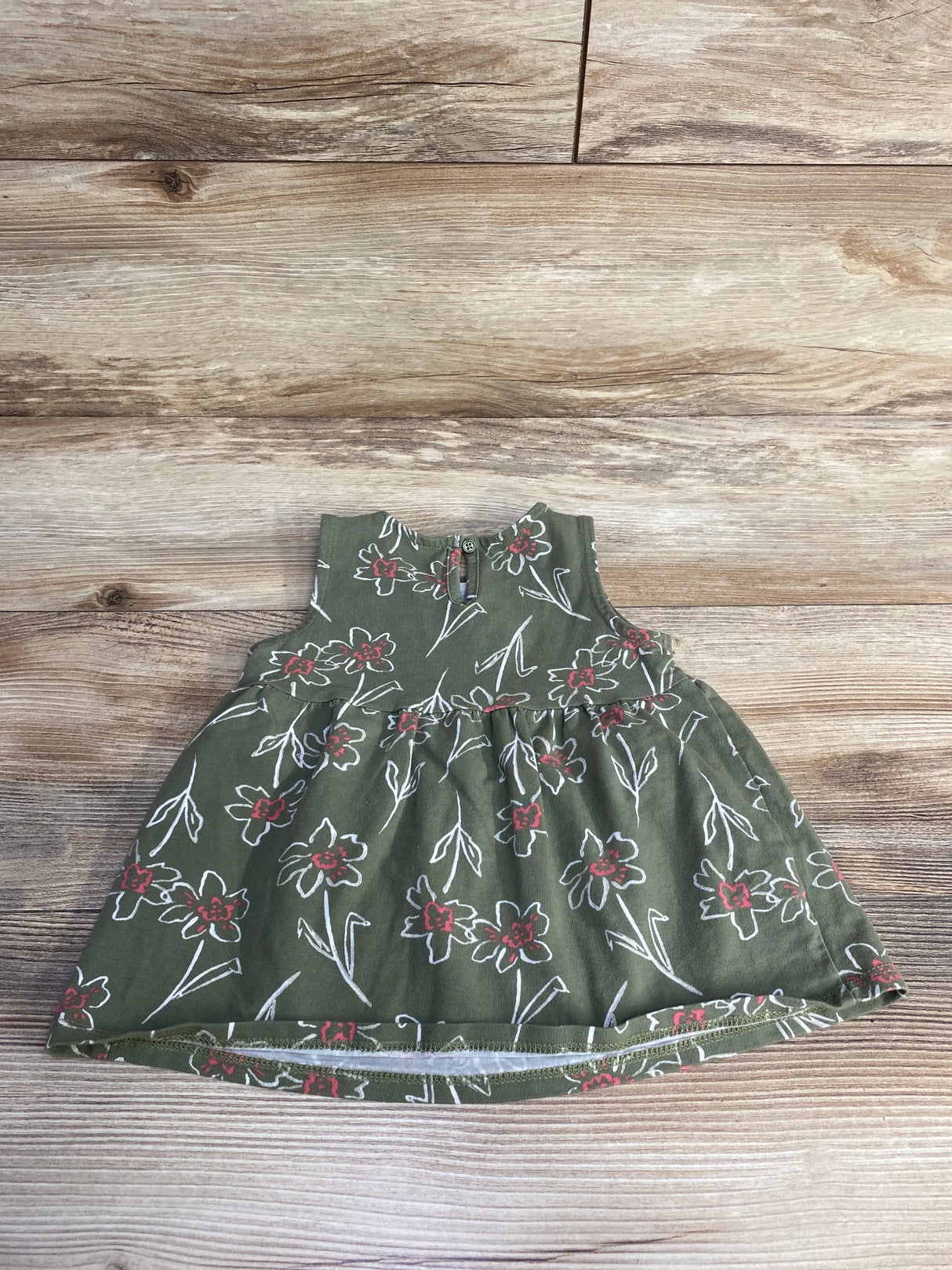 Just One You Floral Top Green sz 18m - Me n Mommy To Be