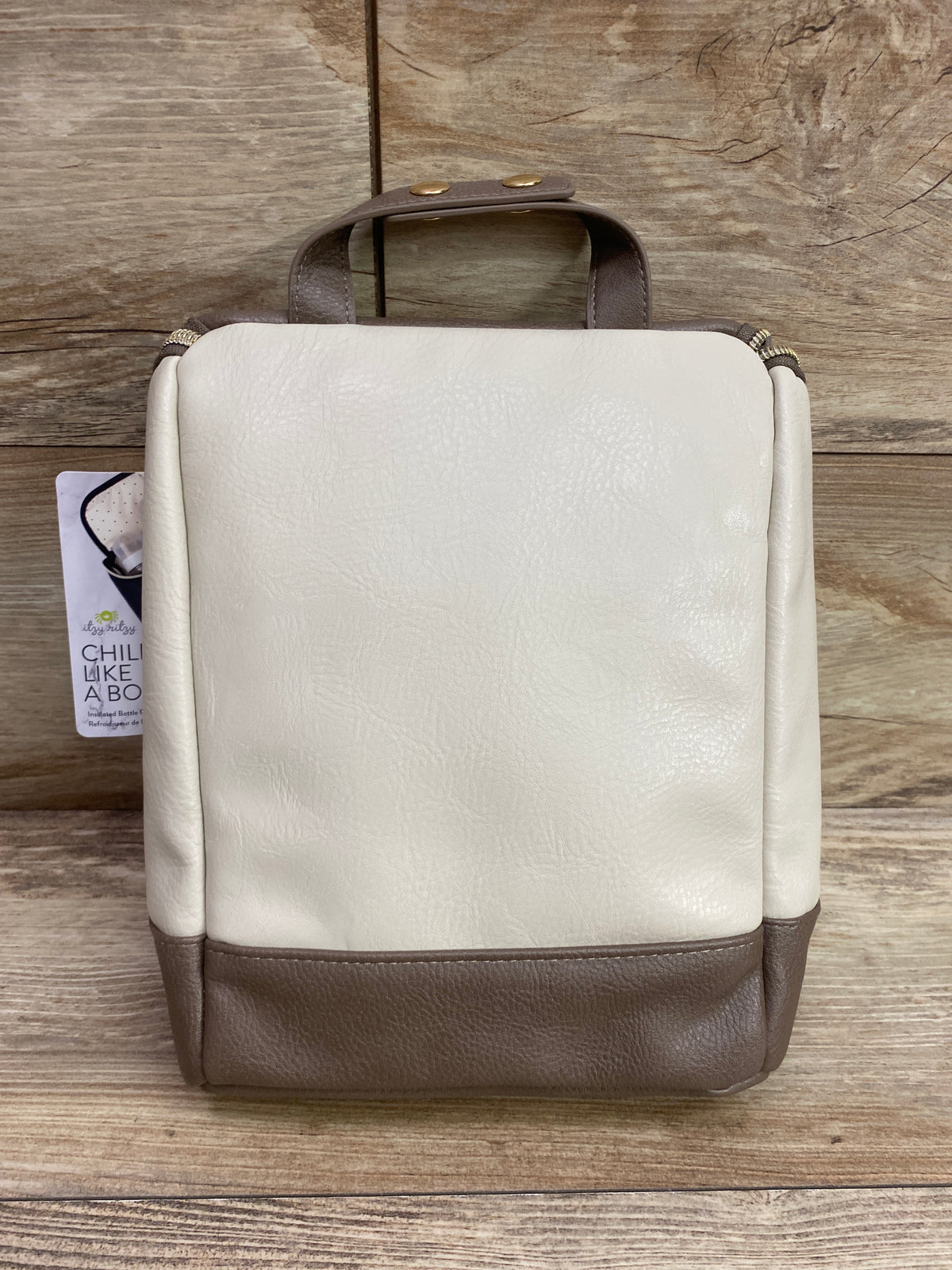 NEW Itzy Ritzy Chill Like a Boss Insulated Bottle Bag in Vanilla Latte