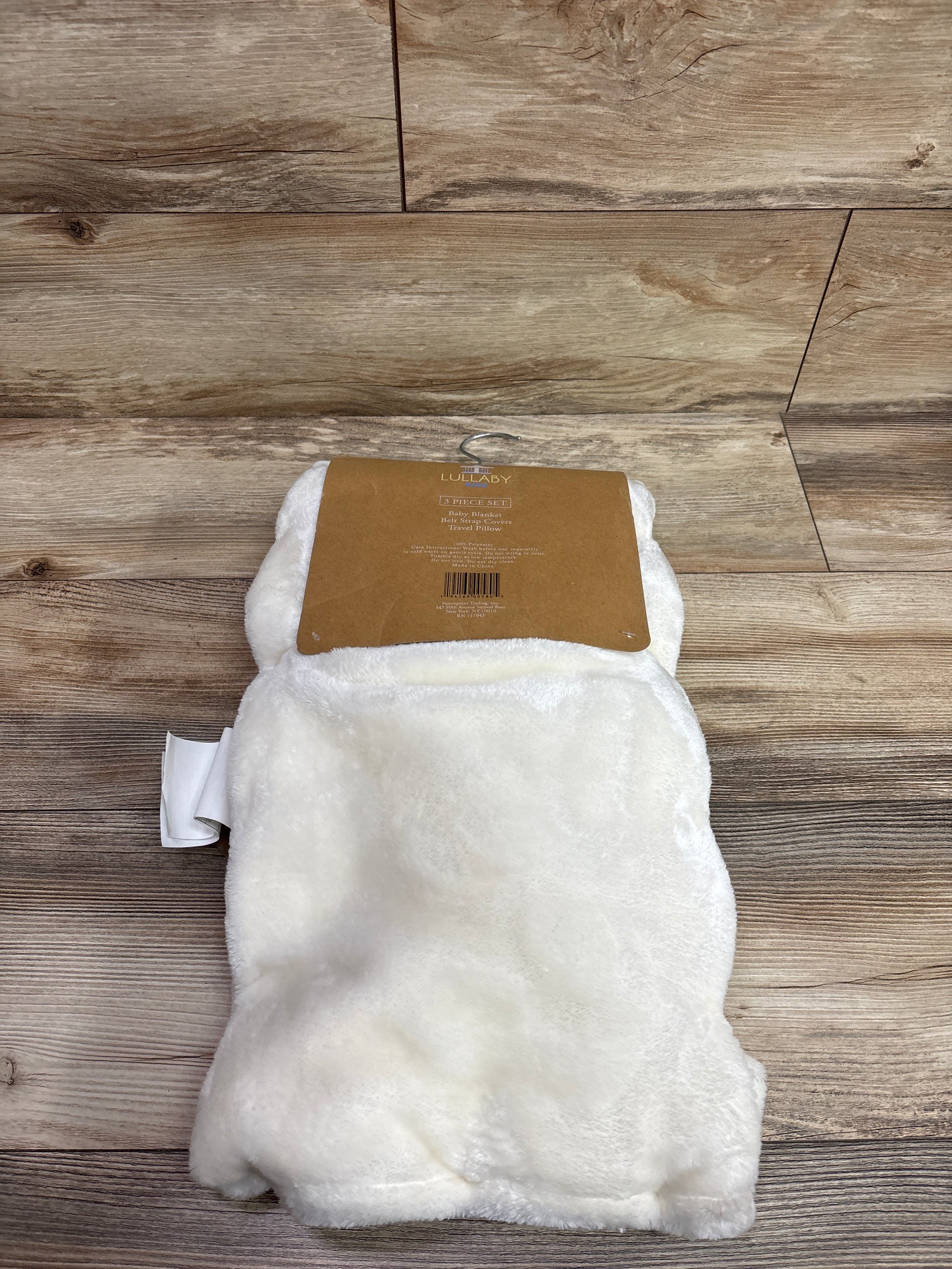 NEW Lullaby Kids 3pc Blanket Set Ivory