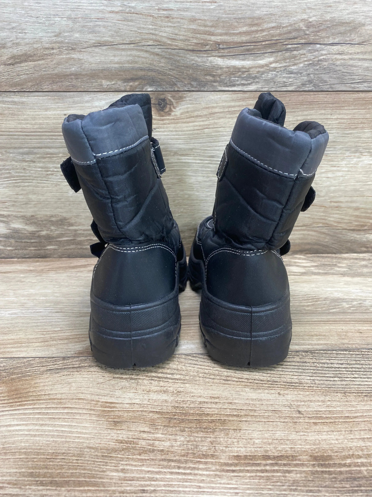 Storm Kids Black Snow Boots sz 10c