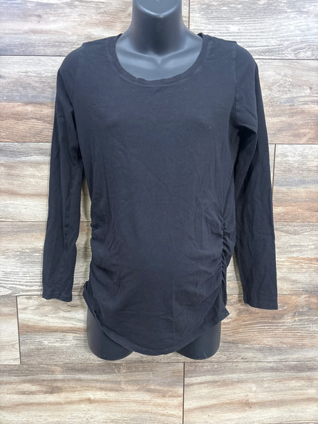 Bumpstart Ruched Shirt Black sz Small - Me n Mommy To Be
