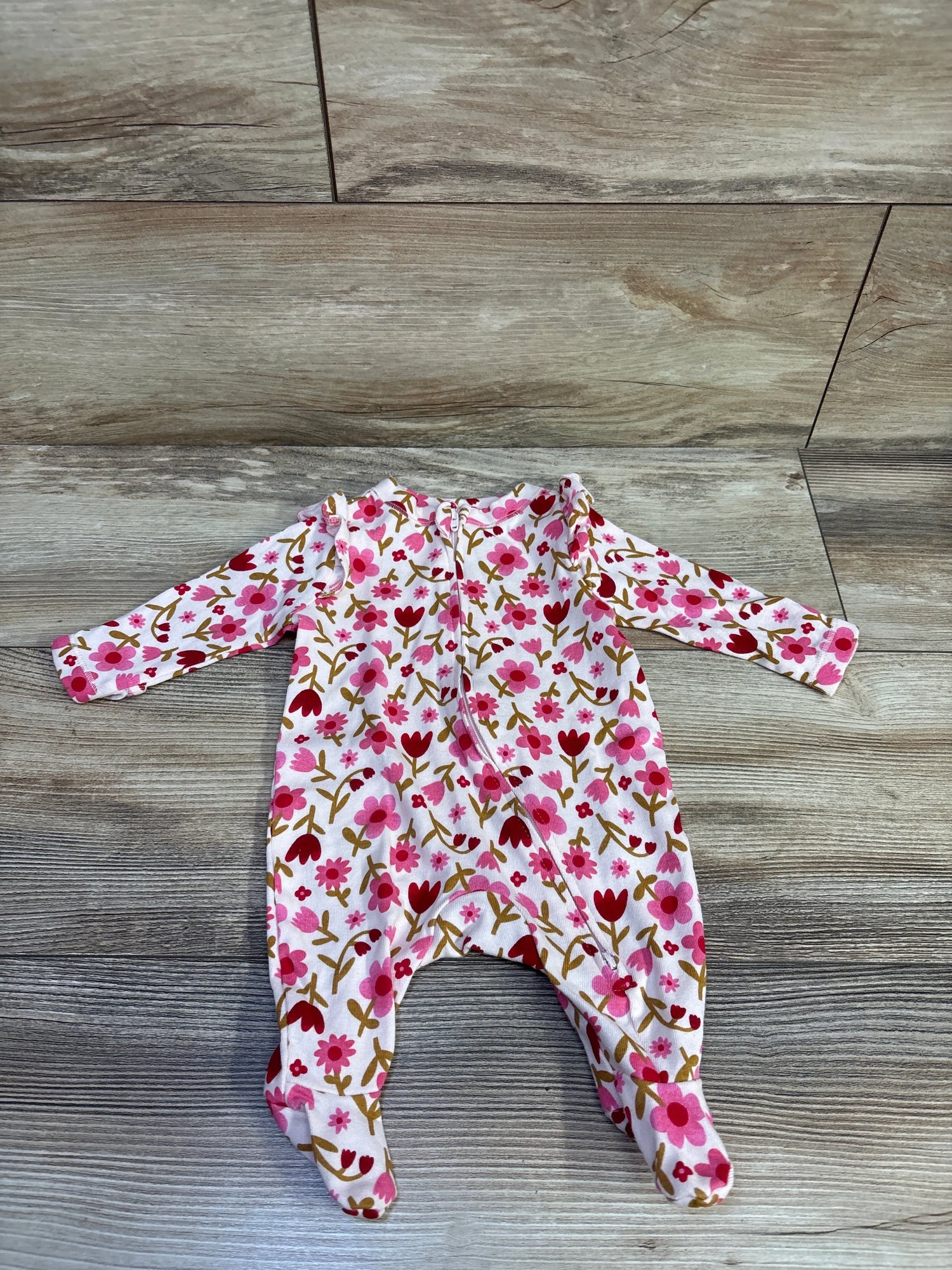 Old Navy Floral Sleeper Pink sz Newborn