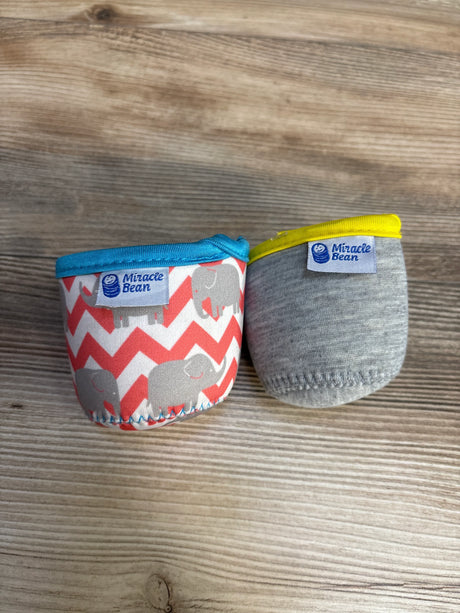 Miracle Bean Neoprene Baby Bottle Sleeves 2pc - Me n Mommy To Be