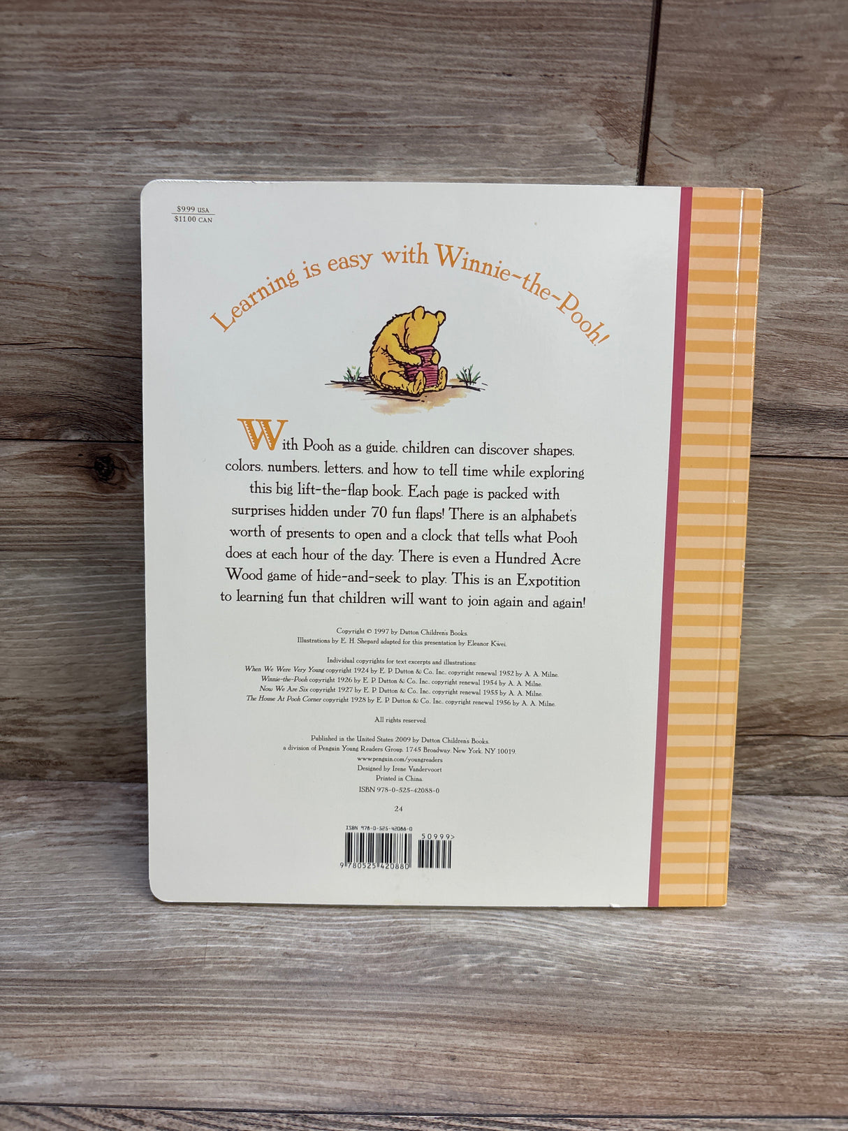 Winnie the Pooh's Giant Lift-the-Flap Hardcover Book