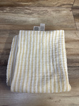 Little Me Muslin Swaddle Blanket Striped White