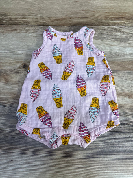 Old Navy Ice Cream Romper Pink sz 6-12m - Me n Mommy To Be